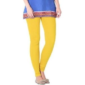 Yellow Cotton Leggings