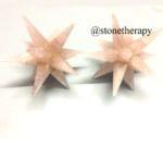 Rose Quartz Handmade Stars