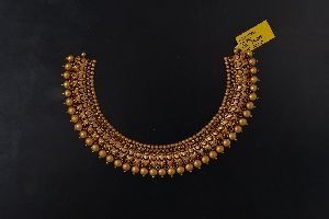 semi antique gold jewellery