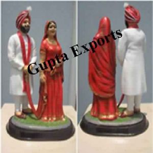 PUNJABI BRIDE GROOM STATUE