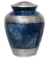 Blue Fire Urn