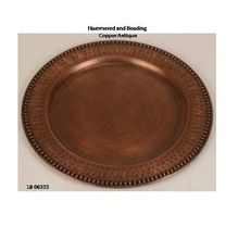 Hammered Metal Charger Plate
