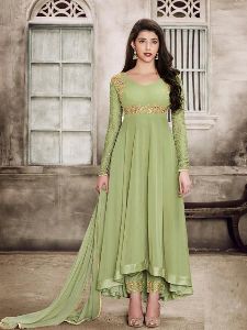 Sparky Green Anarkali Salwar Suit