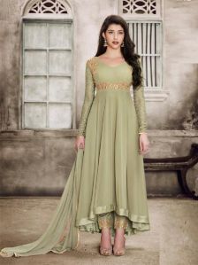 Sparky Light Green Anarkali Salwar Suit