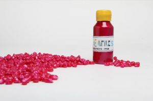 Pink Seed Coating Polymer