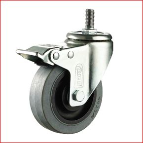 Threaded Brake Anti Static Caster Wheels