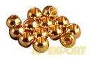 Round Gold Brass Bead