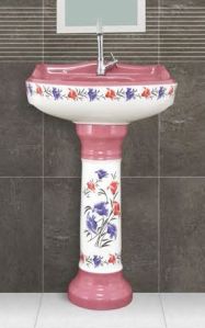 Printed Pedestal Wash Basin