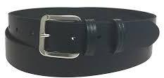 black leather belt