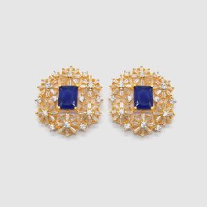 stone stud Earring