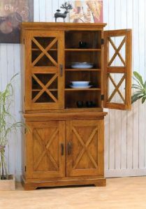 Solid Wood Crossia Kitchen Cabinet