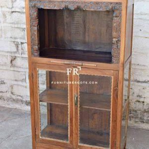 Teak Wood Display Cabinet