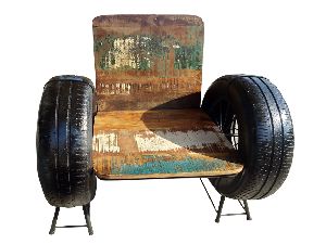 Reclaimed Wood Armchair