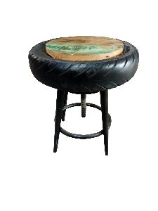 reclaimed wood stool