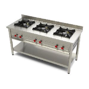 Three Burner South Indian Cooking Range