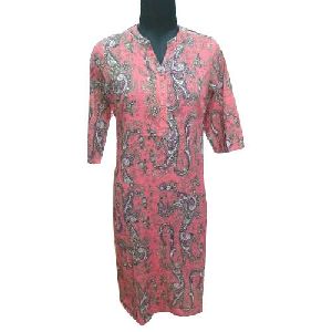 Rayon Long Kurtis