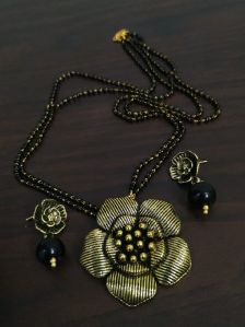 Oxidised Mangalsutra Set