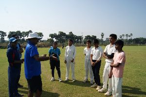 Cricket with school