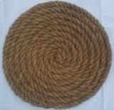 Coir circle rope mat