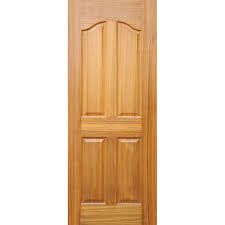 Moulded Teak Wood Door