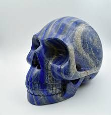 Lapis Lazuli Skulls