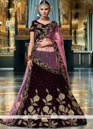 Velvet Lehenga