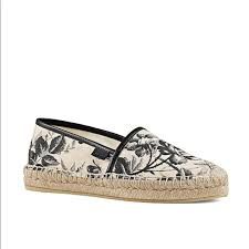 Printed Canvas Espadrilles Shoes