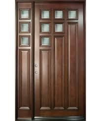 Wooden front door