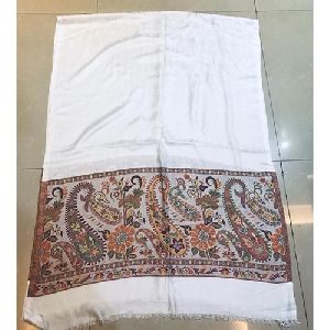 White Silk Stole