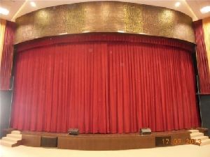 Round Motorized Stage Curtain