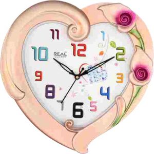 Heart Shaped Wall Clock