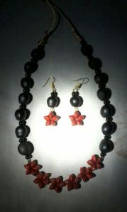 Natural seed Necklace set