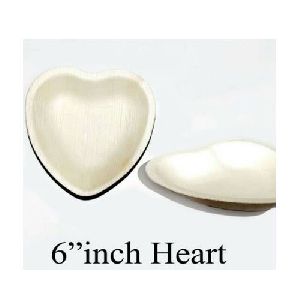 Heart Shaped Areca Leaf Plate