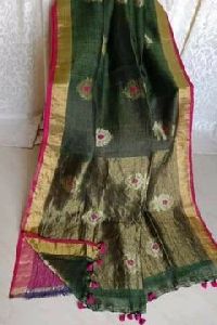 Traditional Linen Saree