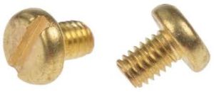 Brass Slotted Pan Head Screws