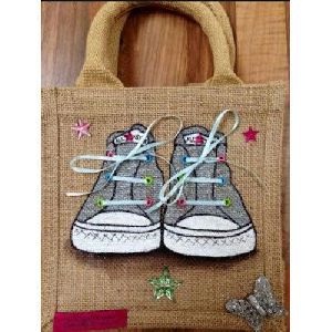 jute embroidered bags