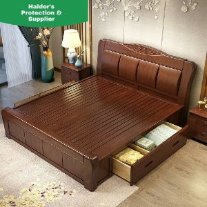 Wooden Box Bed