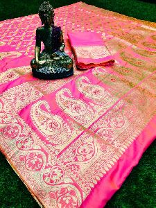 banarasi cotton silk saree