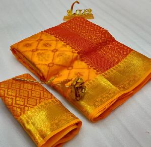 Patola Soft Cotton Silk Saree