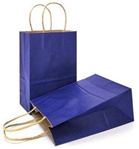 Blue Kraft Paper Bags