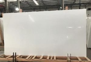 Golden Phoenix Nano Glass White Artificial Marble Slabs