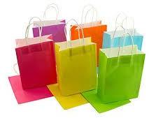 Plain Paper Shopping Bags