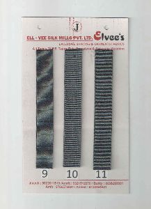 Dark Grey Stripe Polyester Webbing