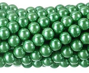 Green Pearl Beads