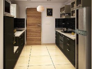 parallel modular kitchen