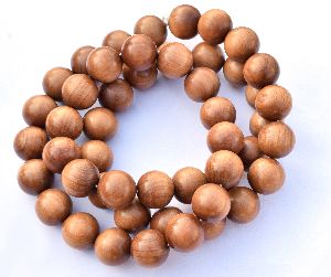 Sandalwood Finished Beads