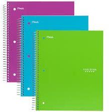 spiral note books