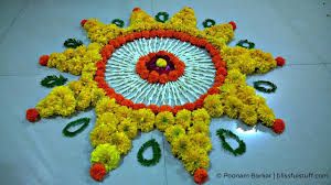 Rakhi Flower Rangoli