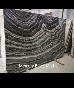 Mercury Black Marble Slabs