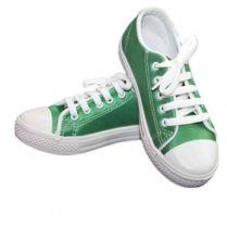 Green Canvas Shoes